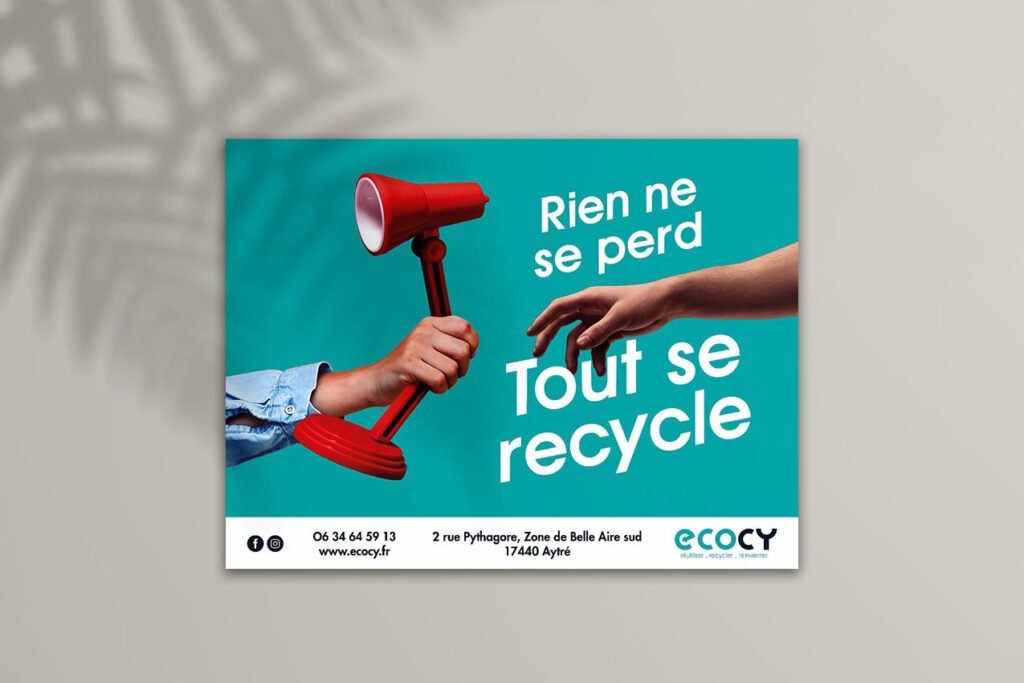 Identité visuelle recyclerie CDA